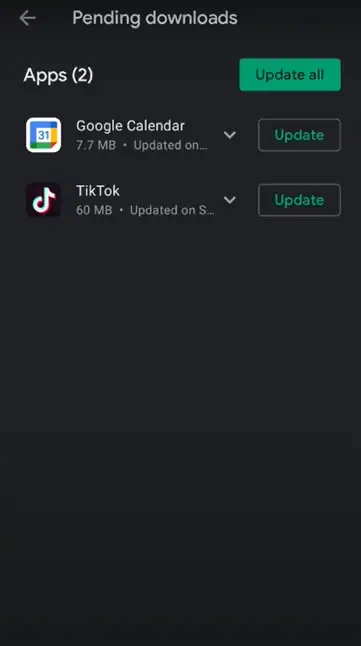 how to update TikTok