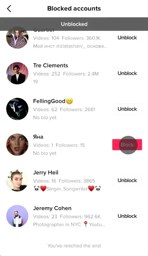 How to Unblock Someone on TikTok on iPhone