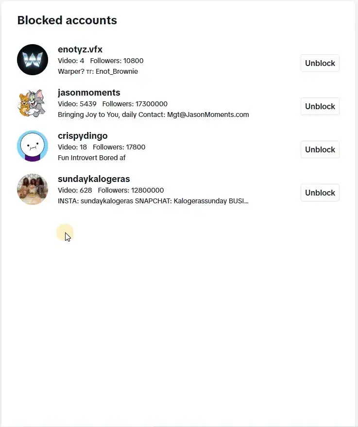 Unblock via TikTok Web